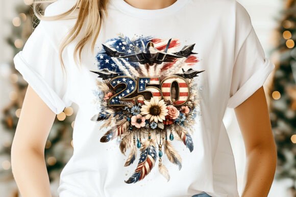 250 Years of America 4th of July PNG