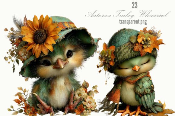 Autumn Turkey Whimsical Clipart: A Creative Resource for All Seasons