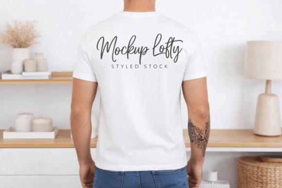 Bella Canvas 3001 White T-Shirt Mockup: A Designer's Essential Tool