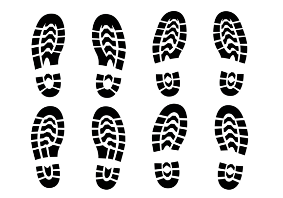 Boot Print SVG Clipart, Shoe Sole: Bring Your Ideas to Life with Premium Digital Cut Files