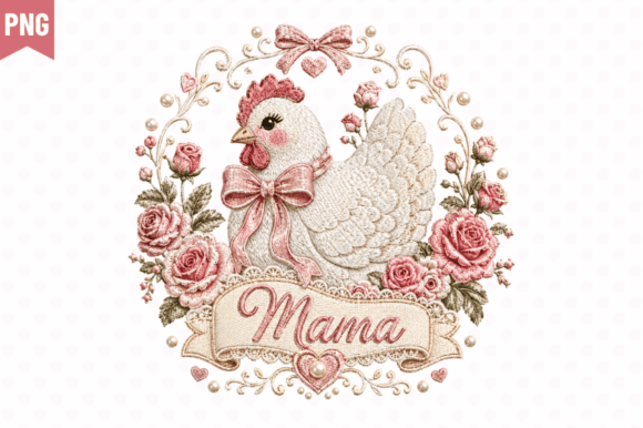 Discover the Mama Hen Faux Yarn T-Shirt PNG Design: A Versatile Tool for Creative Projects
