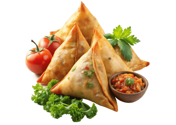 Free Samosas with Meat and Vegetable PNG: A Versatile Design Resource
