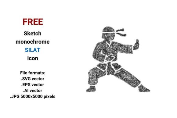 Free Sketch Silat Icon