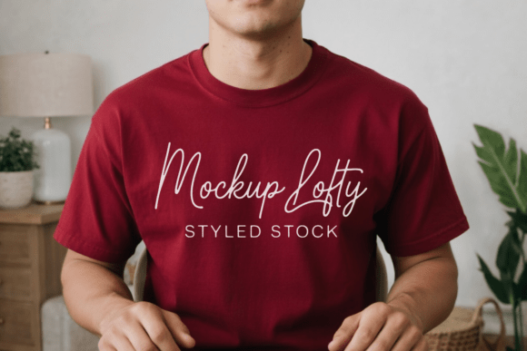 Gildan 6400 Antique Cherry Red Mockup: A Comprehensive Guide for Designers and Creators
