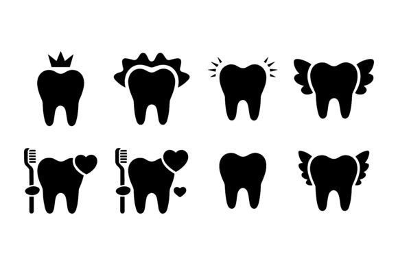 Laughing Cute Tooth Sticker: A Versatile Vector Design for Creative Projects