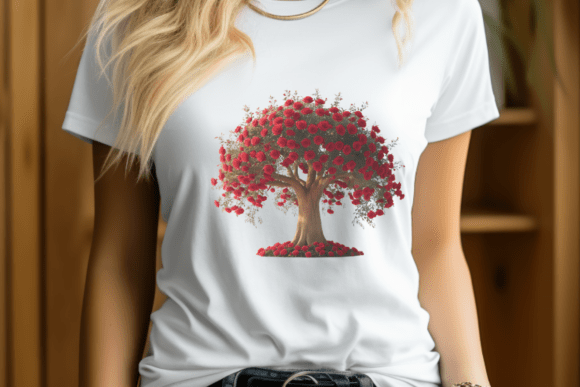 Love is a Beautiful Red Rose Tree Design: A Timeless Symbol of Romance and Artistry