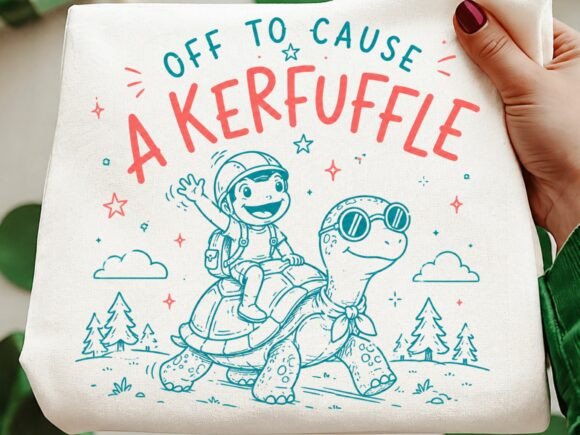 Off to Cause a Kerfuffle Funny Animal PN: A Versatile Design for Creative Projects