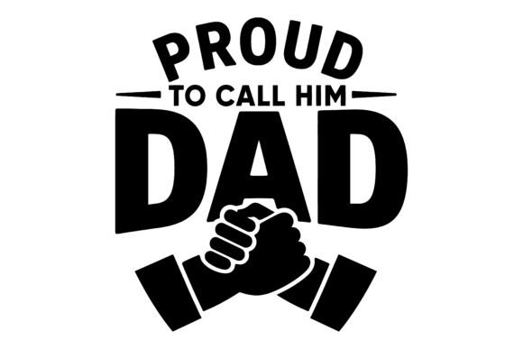 Proud Call Dad SVG Design
