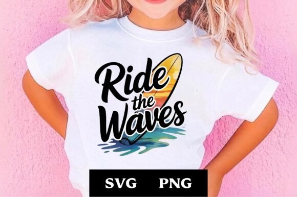 Ride the Waves SVG Summer Design
