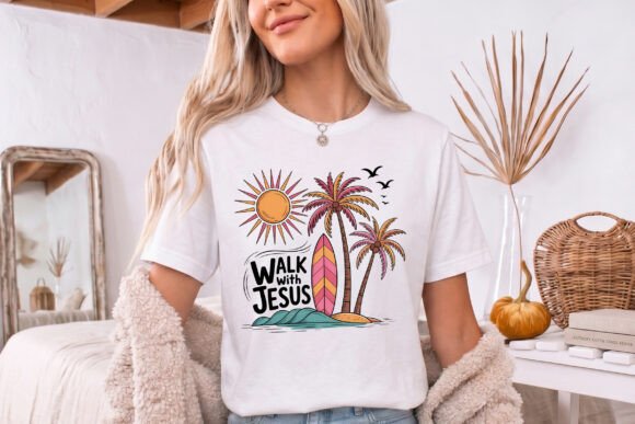 Tropical Walk with Jesus Sunset